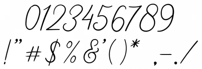 Stellina Font OTHER CHARS