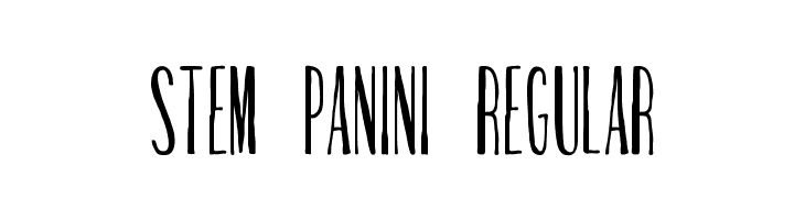 Stem Panini Regular Font