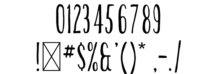 Stem Panini Font OTHER CHARS