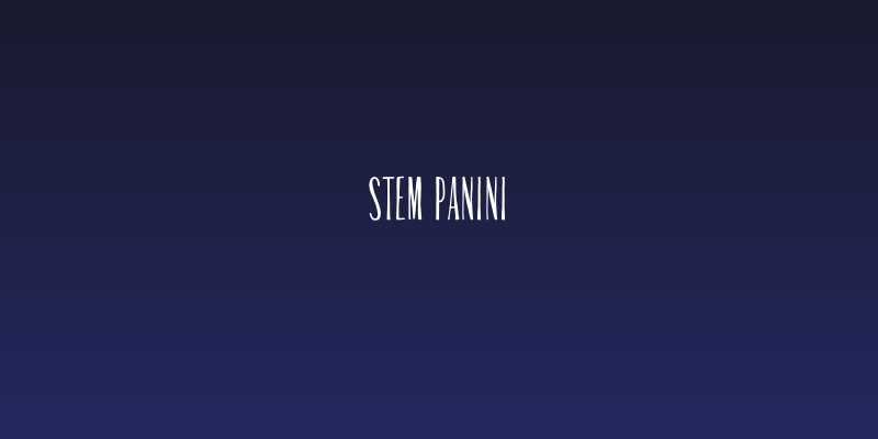 Stem Panini Social Header