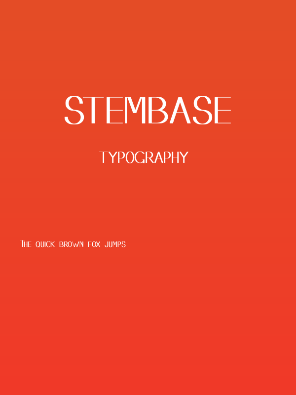 Stembase Poster