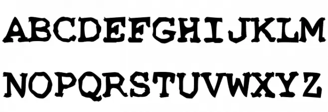 Stempel Шрифта ВЕРХНИЙ
