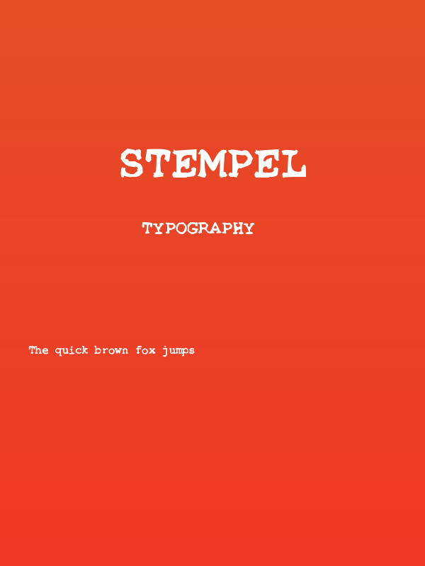 Stempel Poster