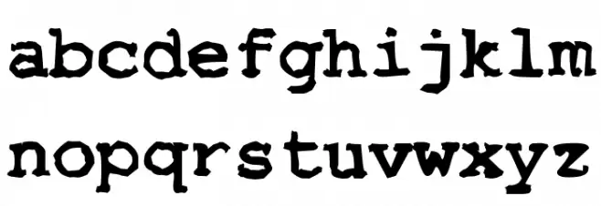 Stempel Fuentes MINÚSCULAS