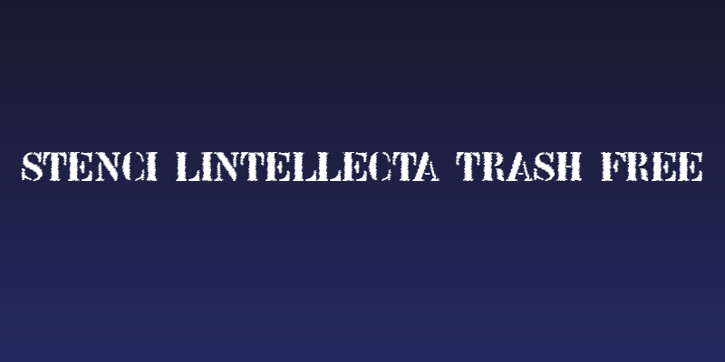 Stenci lIntellecta Trash Free Social Header