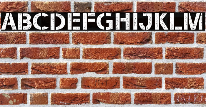 Stencil Army WW I Example 1