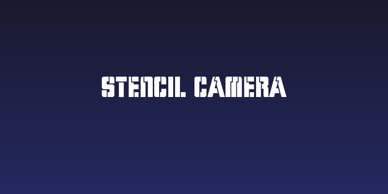Stencil Camera Social Header