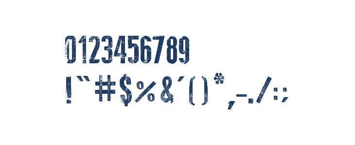 Stencil Cargo Army Other Characters