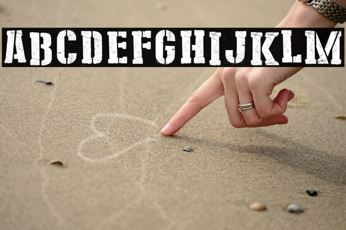 Stencil Cargo Army Example 1