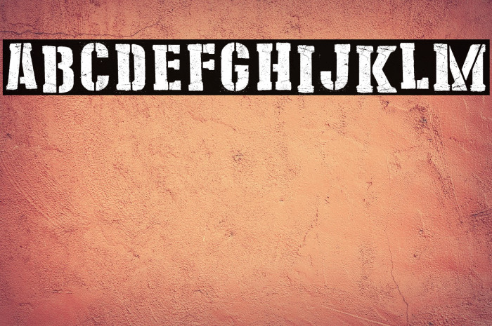 Stencil Cargo Army Example 2