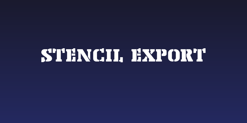Stencil Export Social Header