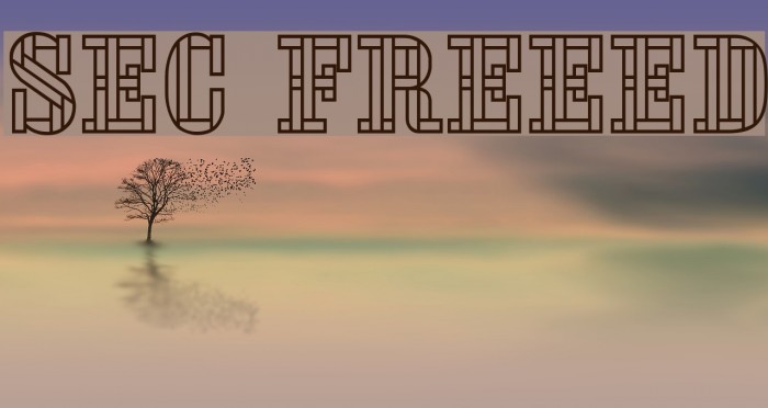Stencil FourReversed Font examples
