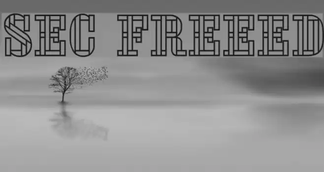 Stencil FourReversed Шрифта examples