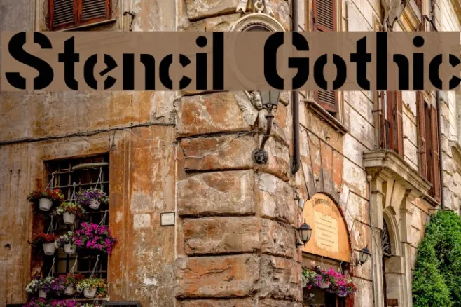 Stencil Gothic Example 1