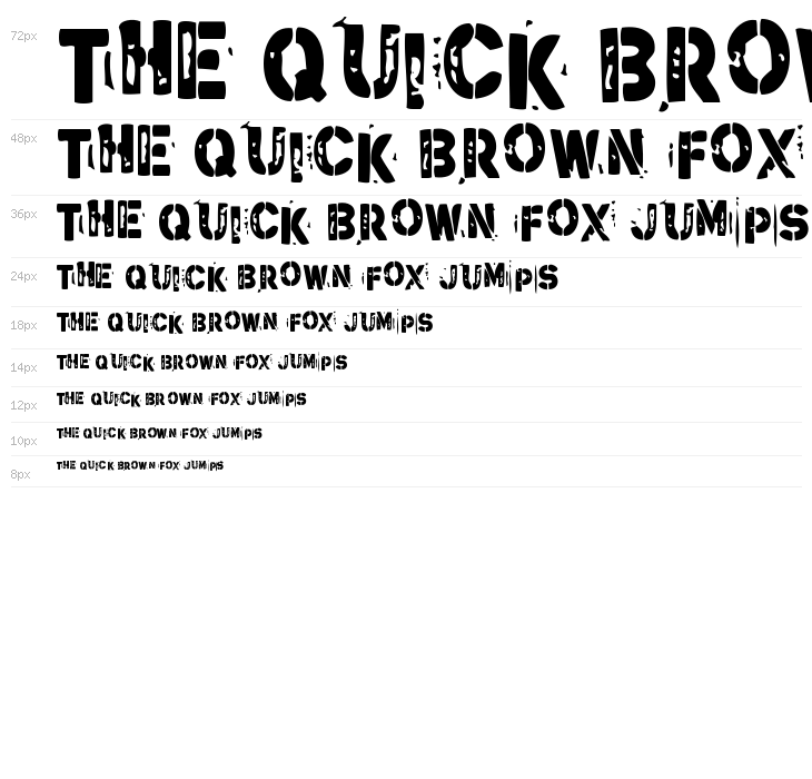 Stencil Guerrilla Waterfall