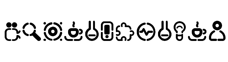 Stencil Icons  les polices de caractères gratuit tlcharger