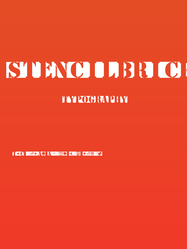 StencilBricksMK Poster