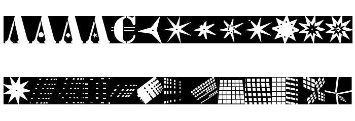 StencilBricksMK Font LOWERCASE