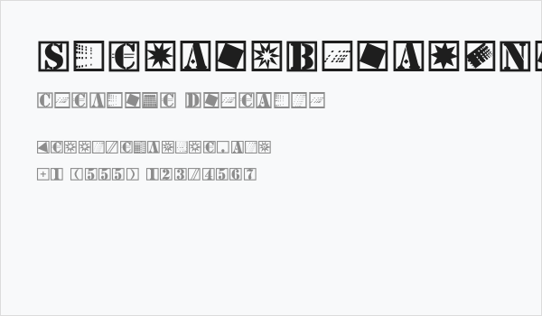 StencilBricksNineSeven Business Card