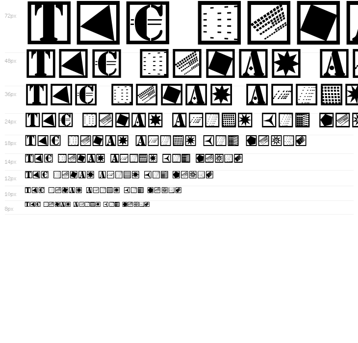 StencilBricksNineSeven Waterfall