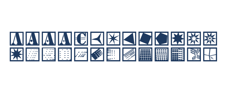 StencilBricksNineSeven Lowercase