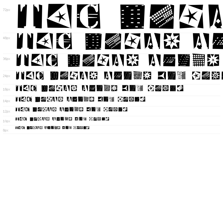 StencilBricksRandom Waterfall