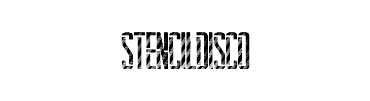 StencilDisco  नि: शुल्क फ़ॉन्ट्स डाउनलोड