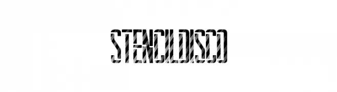 StencilDisco  免费字体下载