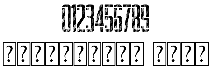 StencilDisco Font OTHER CHARS