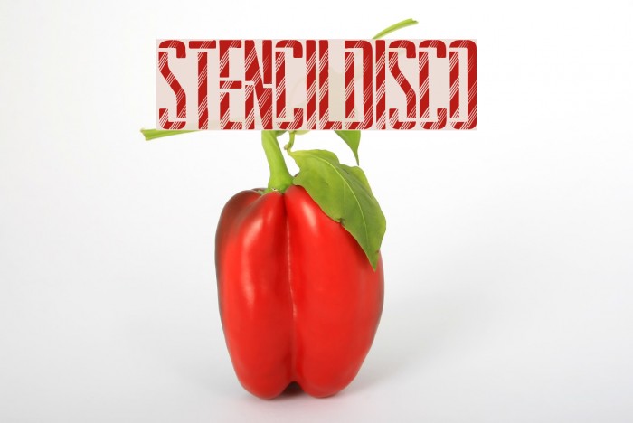 StencilDisco Font examples