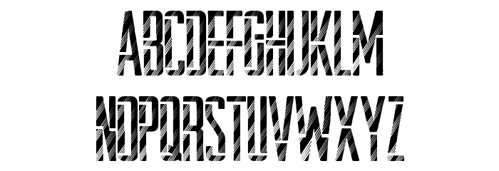 StencilDisco Font LOWERCASE