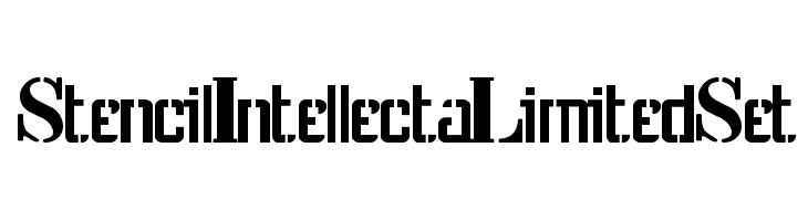 StencilIntellectaLimitedSet  नि: शुल्क फ़ॉन्ट्स डाउनलोड