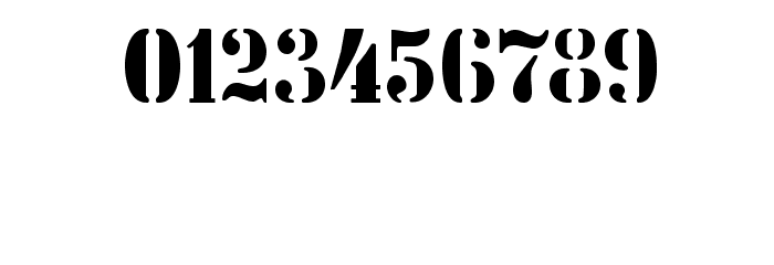 StencilIntellectaLimitedSet Font OTHER CHARS