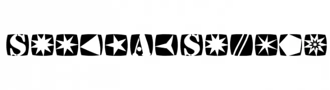 StencilStamps  Frei Schriftart Herunterladen