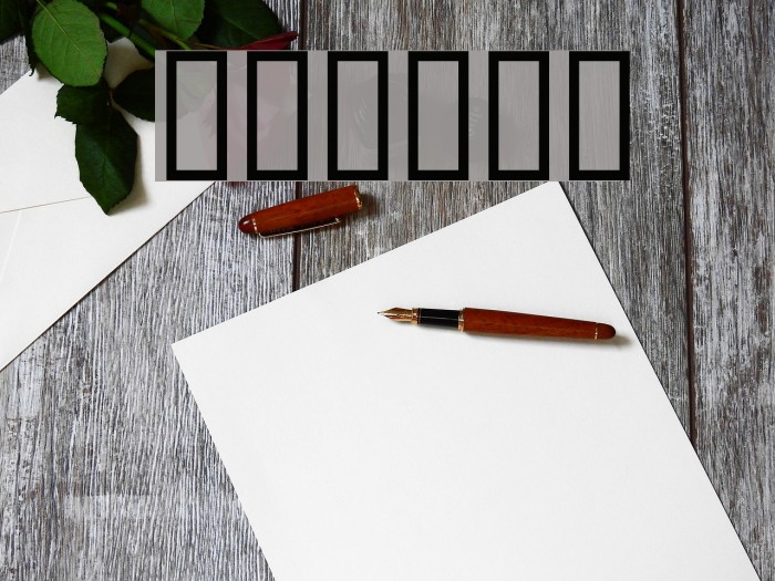 Stencil Font examples