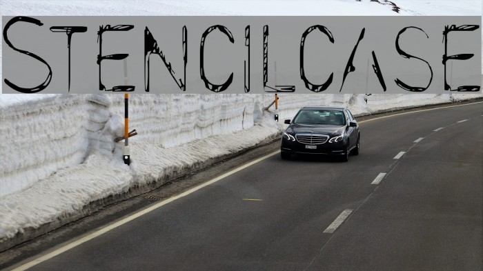Stencilcase Font examples