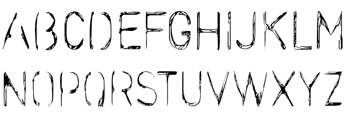 Stencilcase Font LOWERCASE