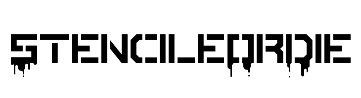 StencileOrDie  フリーフォントのダウンロード