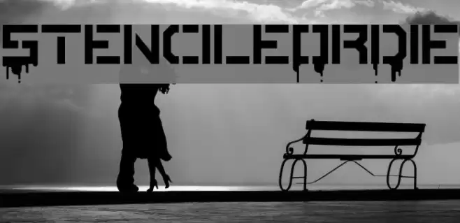 StencileOrDie Font examples