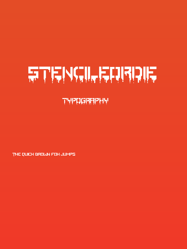 StencileOrDie Poster