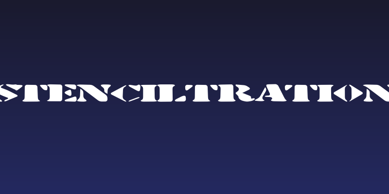 Stenciltration Social Header