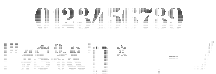 Stencix Font OTHER CHARS