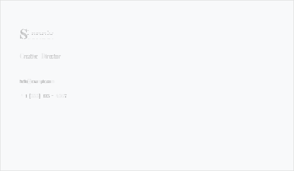 Stencix Business Card