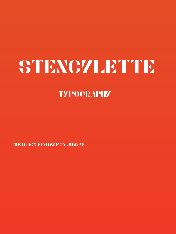Stencylette Poster