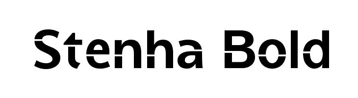 Stenha Bold Font
