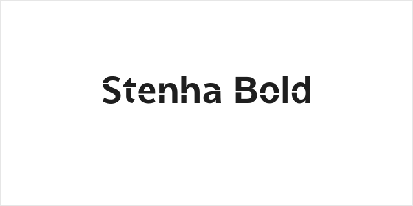 Stenha Bold Logo