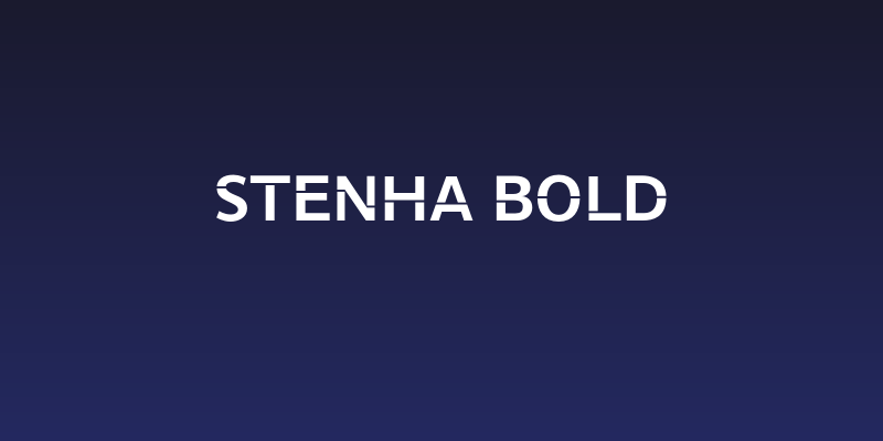 Stenha Bold Social Header
