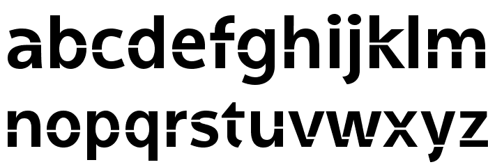 Stenha Bold Font LOWERCASE