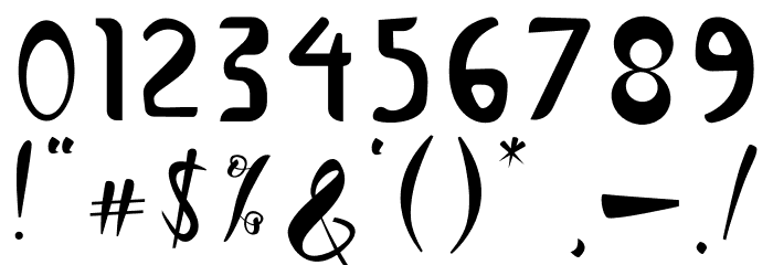 Stenlies New Font OTHER CHARS