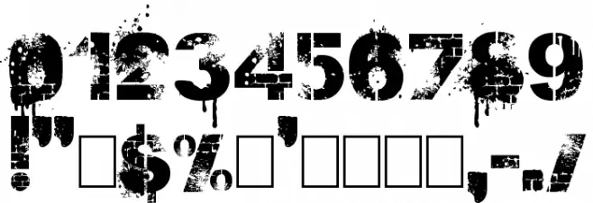 Stenstreet Font OTHER CHARS